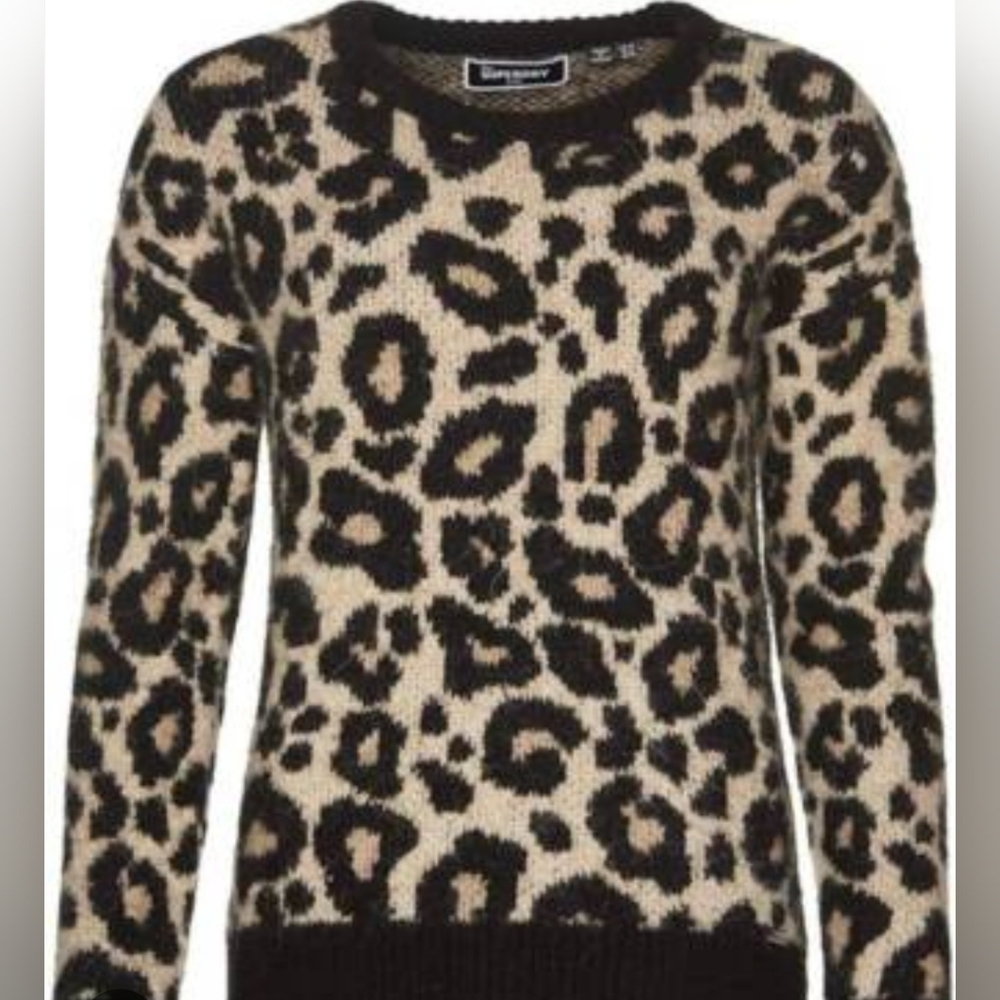 SUPERDRY ANINAL PRINT CHUNKY SWEATER SIZE 10 - Picture 2 of 9